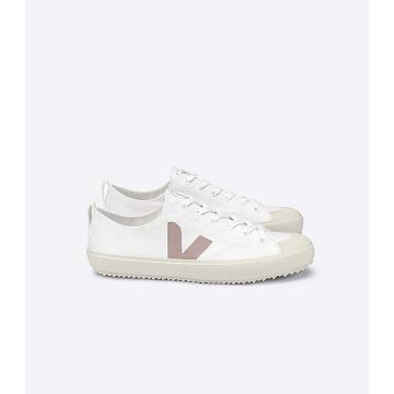 White/Brown Women's Veja NOVA CANVAS Shoes | AU 475YXF